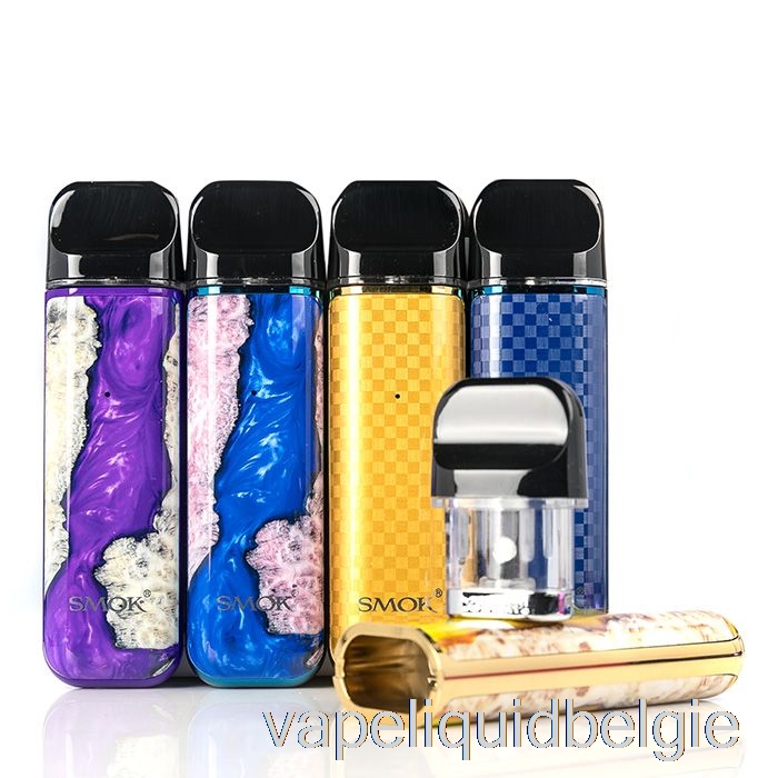 Vape België Smok Novo 2 25w Pod-systeem Tiffany Blauwe Koolstofvezel